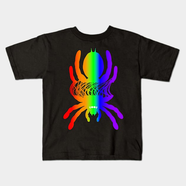 Tarantula Silhouette V14 Kids T-Shirt by IgorAndMore